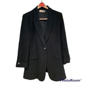 Everleigh women’s black blazer 3/4 sleeve